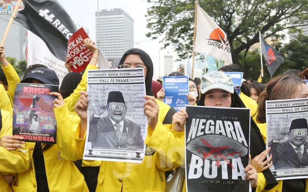 Aksi Mahasiswa di Jakarta